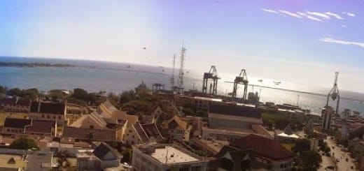 Pemandangan Kota Makassar dari RoofTop Gedung Walikota Makassar
