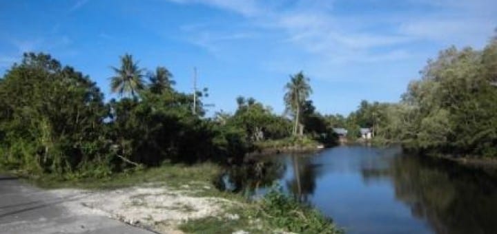 pemandangan disalah satu sudut kota sarmi