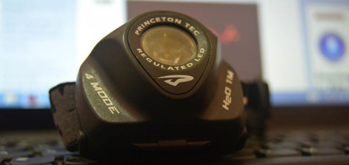 Headlamp Princeton Tech untuk Naik Gunung