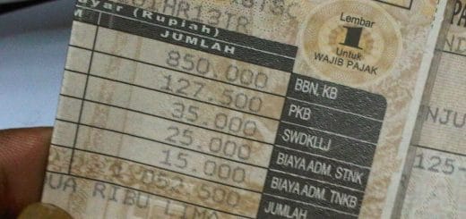 Biaya Resmi Ganti STNK